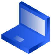 Illustration of a laptop